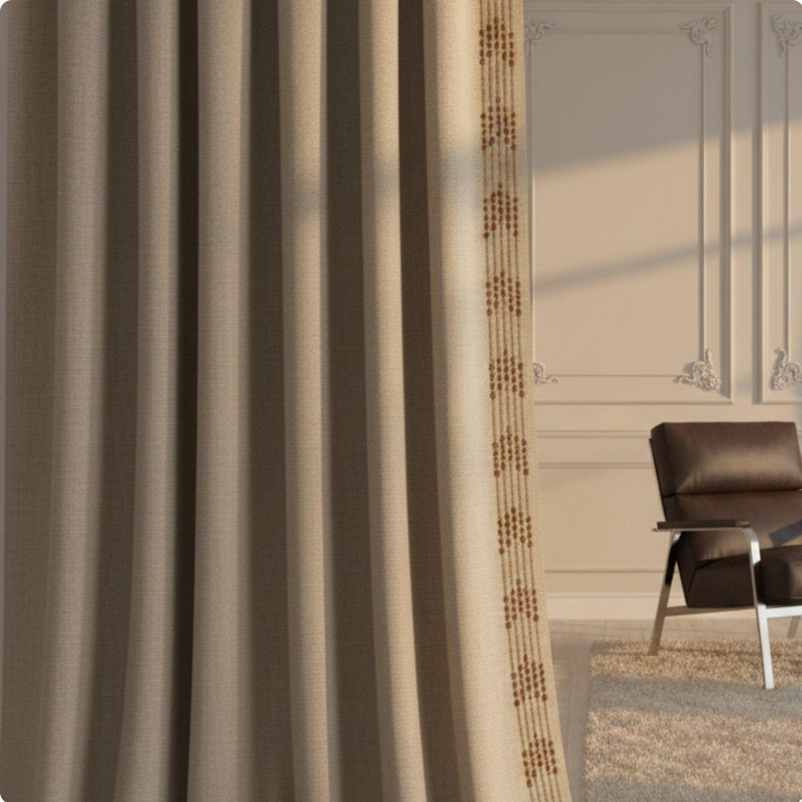 Home Textiles Luxury Curtains - Fringed Woven Curtain Trim Tape Decorative