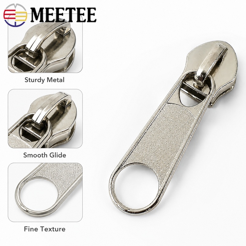 50/100Pcs 5# Nylon Zipper Slid - Home Textiles Factory ulasan dan harga