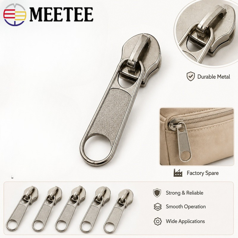 50/100Pcs 5# Nylon Zipper Slid - Home Textiles Factory ulasan dan harga