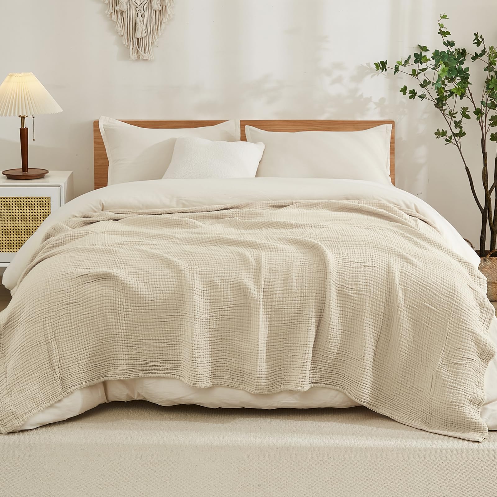 100% Cotton Blanket for Bed So - Wool Blanket Herringbone ulasan dan harga