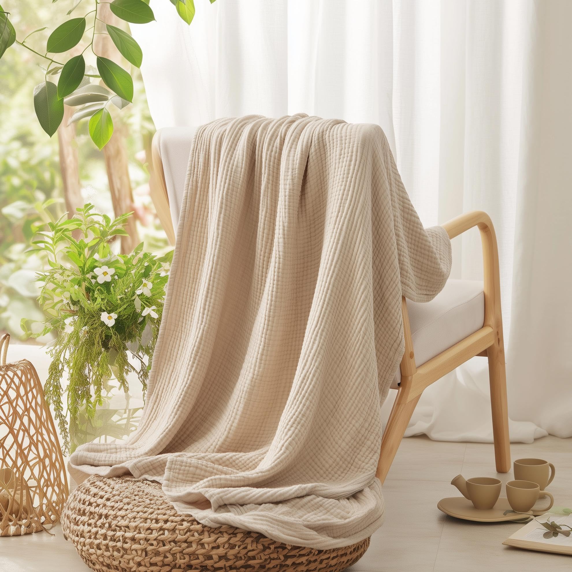 100% Cotton Blanket for Bed So - Wool Blanket Herringbone ulasan dan harga