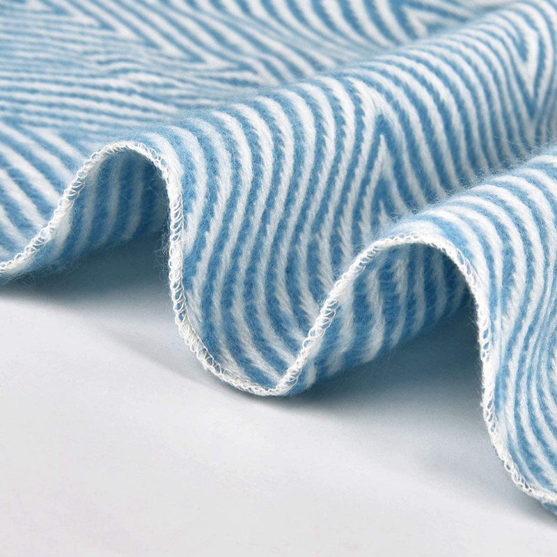 Nordic Stripes Throw Blanket S - Wool Blanket Herringbone ulasan dan harga