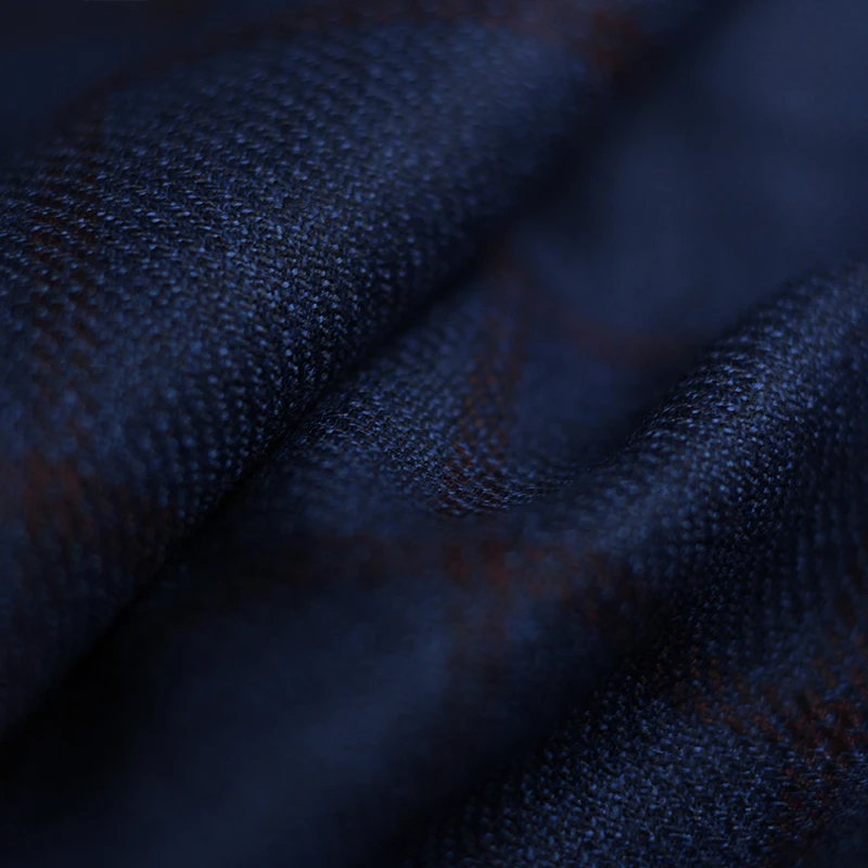 Redraspberry Blue Plaid Worste - Wool Blanket Herringbone ulasan dan harga