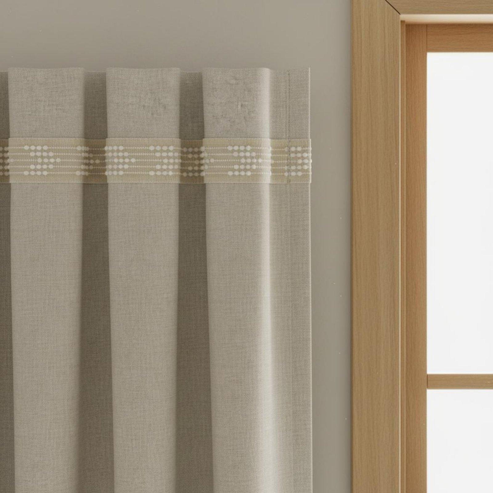 Fringed Woven Curtain Trim Tap - Home Textiles Luxury Curtains ulasan dan harga